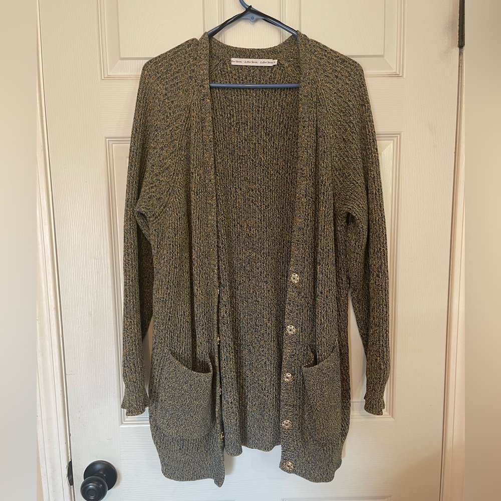 & Other Stories Long Cable Knit Oversized Cardigan